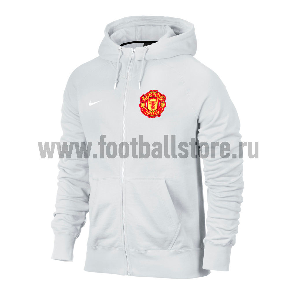 Nike AW77 Manu AUTH FZ Hoody 546972 100 footballstore