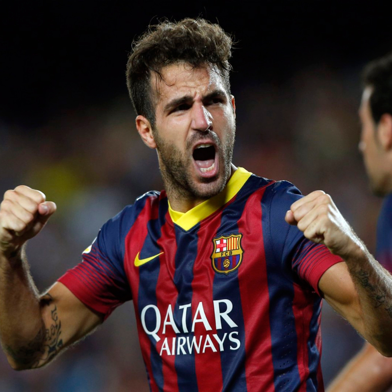 Футболка Nike Barcelona (Fabregas) SS Home Repl JSY 532822-413