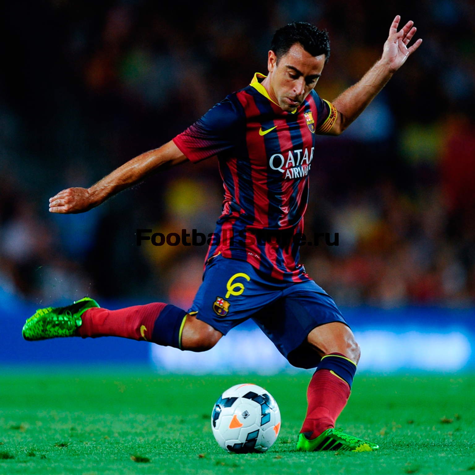 Футболка Nike Barcelona (Xavi) SS Home Repl JSY 532822-413