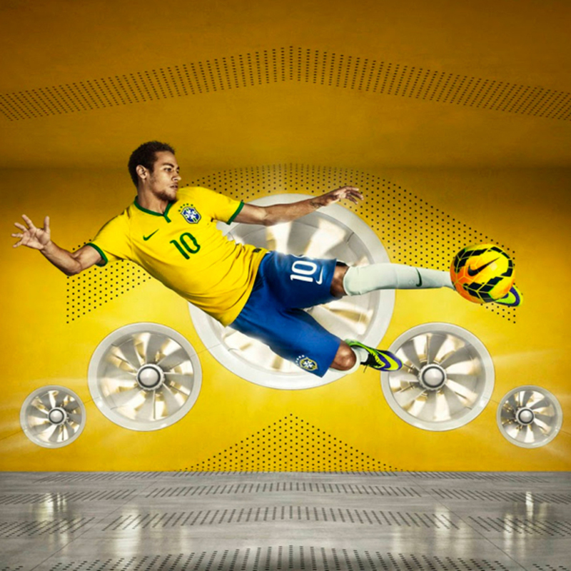 Футболка игровая Nike Brasil (Neymar) Home Stadium JSY 575280-703