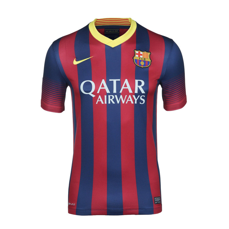 Футболка Nike Barcelona (Iniesta) SS Home Repl JSY 532822-413