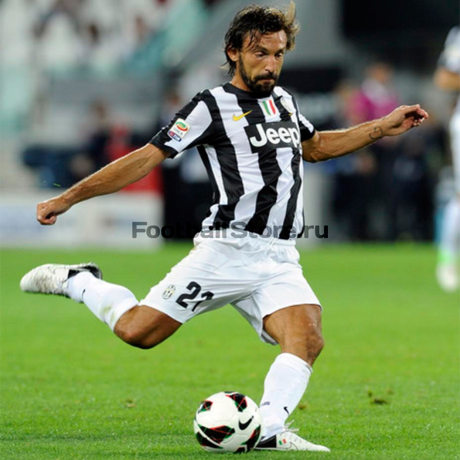 Футболка Nike Juventus (Pirlo) SS Home Repl JSY 479331-106