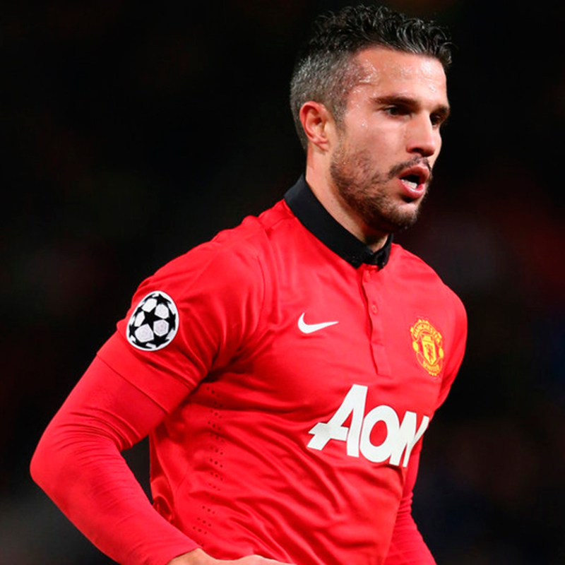 Футболка Nike Manchester (V. PERSIE) SS Home Repl 532837-624