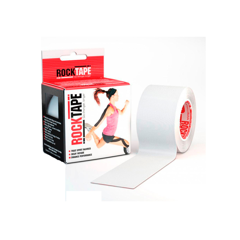 ТЕЙП Rocktape, classic, белый 5см х 5м