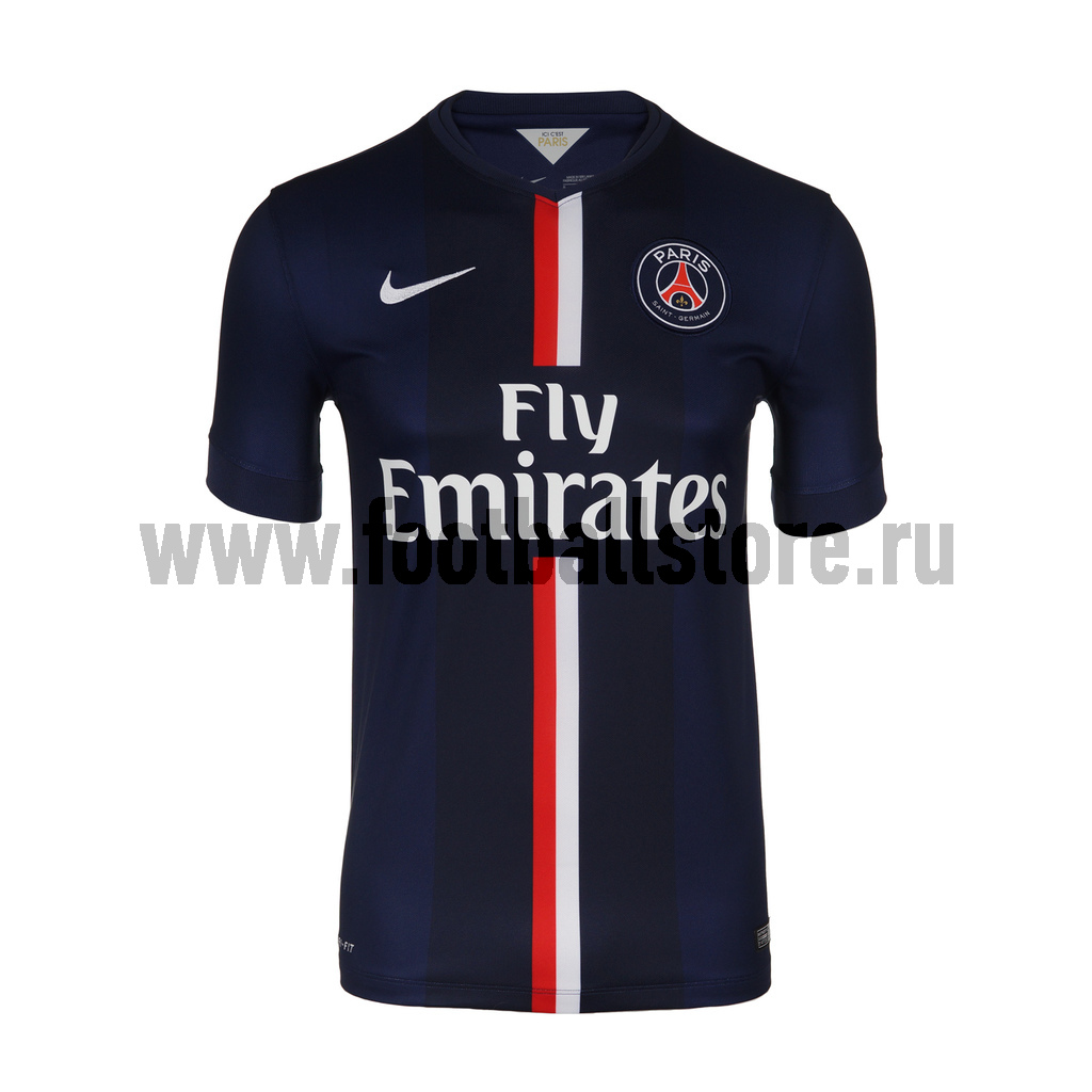 Футболка игровая Nike PSG SS Home Stadium 618757-411