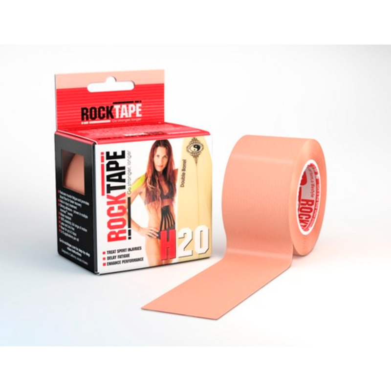 Тейп Кинезио Rocktape, H2O, телесный 5см х 5м