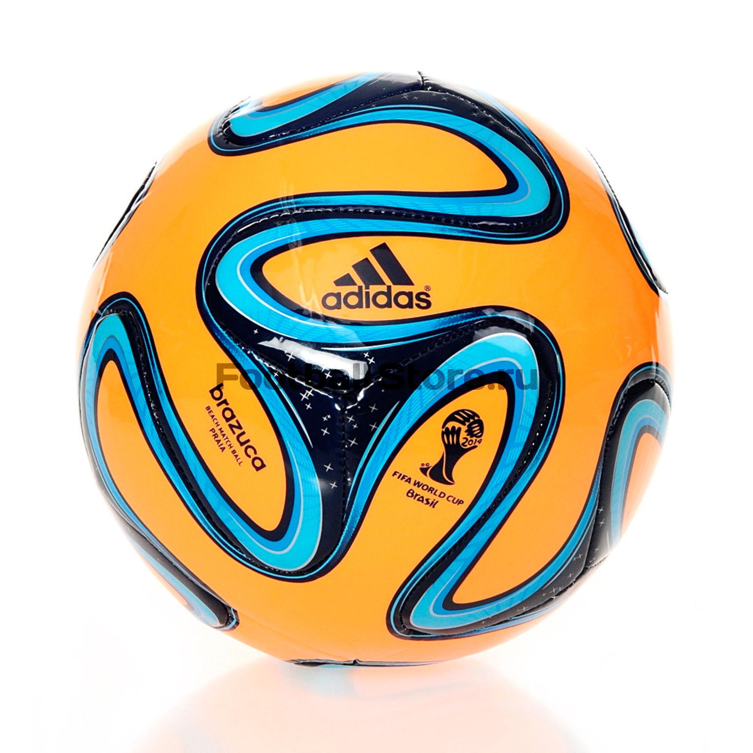 Мяч для футбола Adidas Brazuca PRAIA G73647 – купить в интернет магазине footballstore, цена,