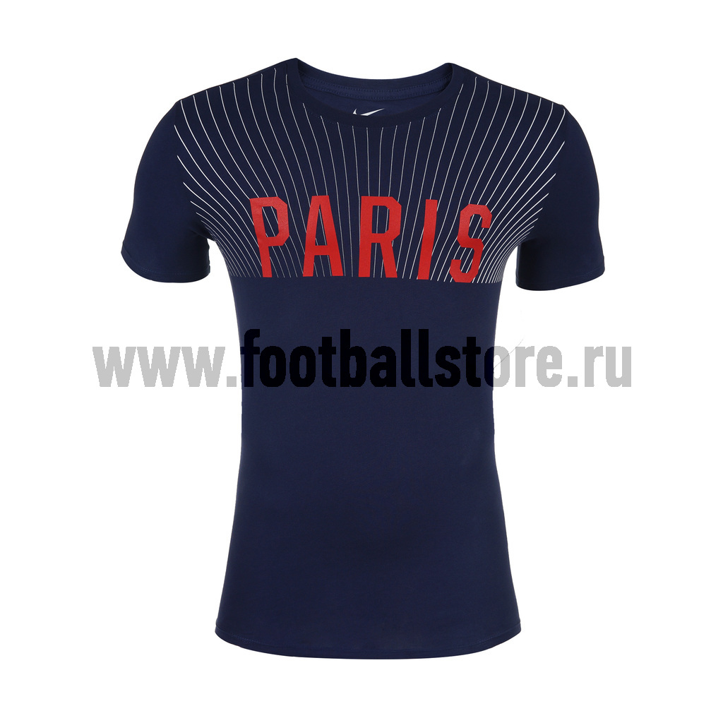 Футболка Nike PSG Match Tee 689710-410 - купить в интернет магазине  footballstore, цена, фото