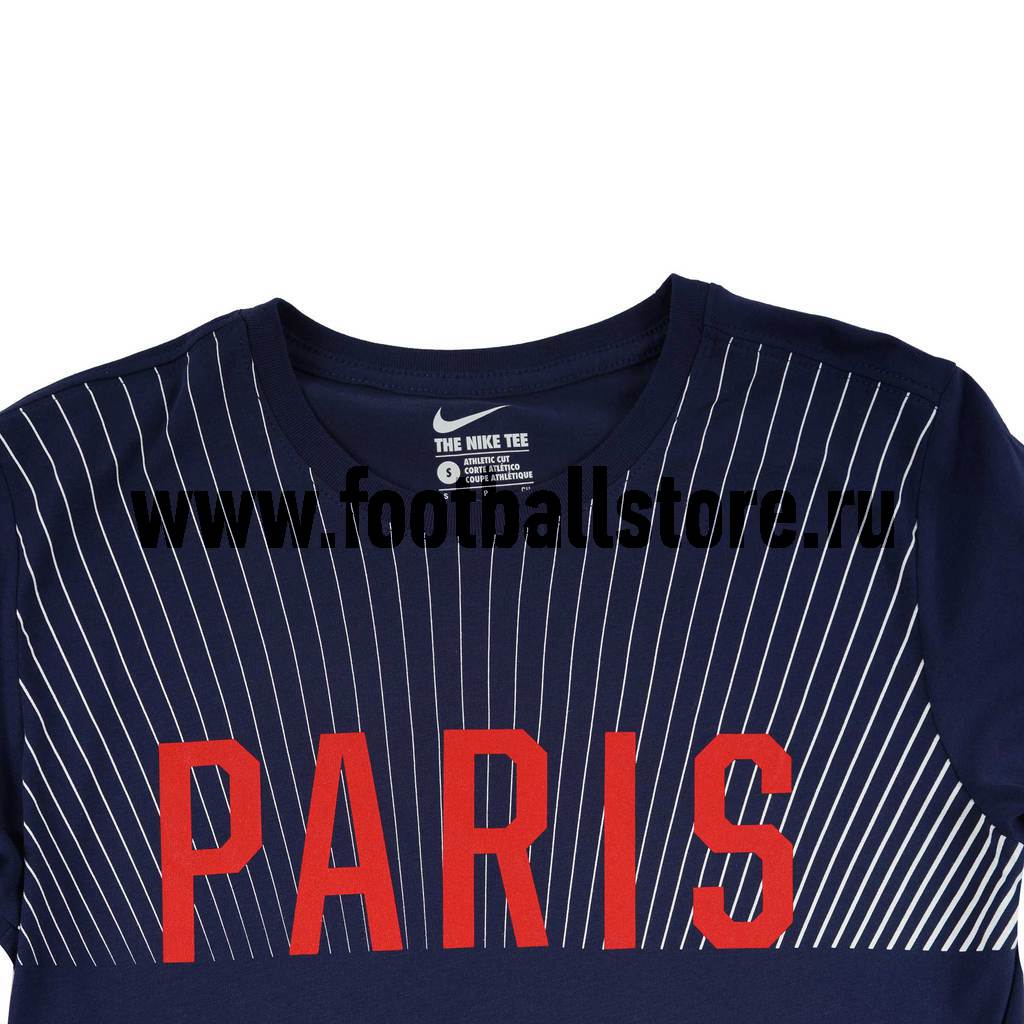 Футболка Nike PSG Match Tee 689710-410 - купить в интернет магазине  footballstore, цена, фото