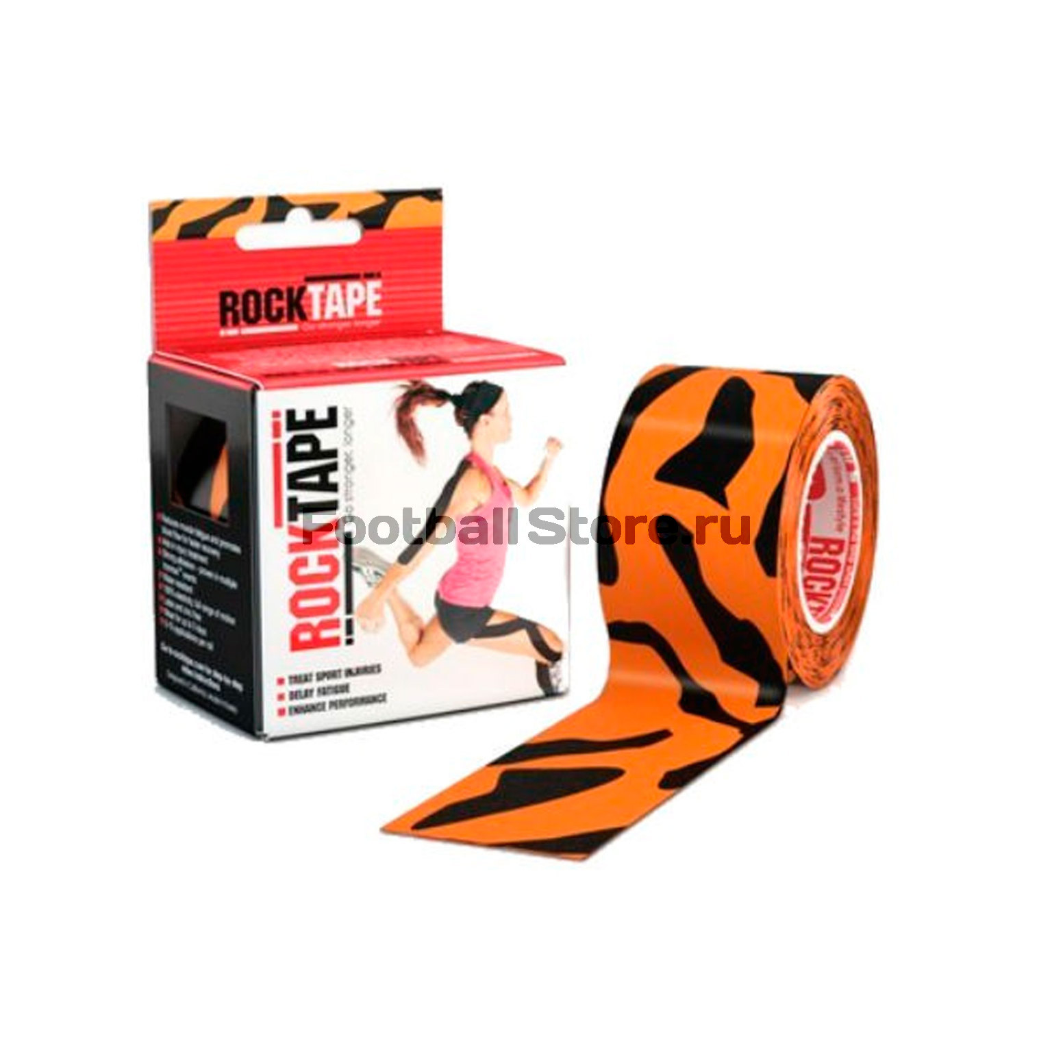 Тейп Кинезио Rocktape, design, тигр 5см х 5м