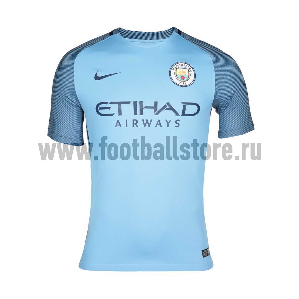 Футболка игровая Nike Manchester City Home Stadium 776907-489