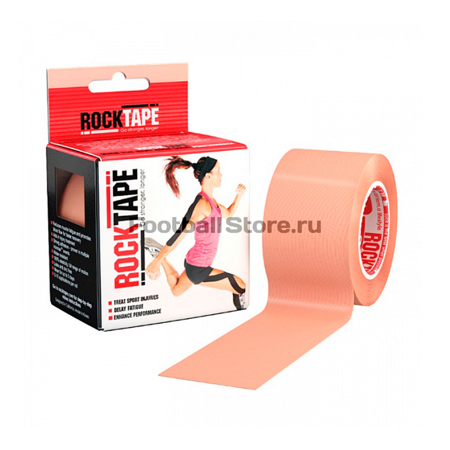 Тейп Кинезио Rocktape, classic, телесный,  5см х 5м