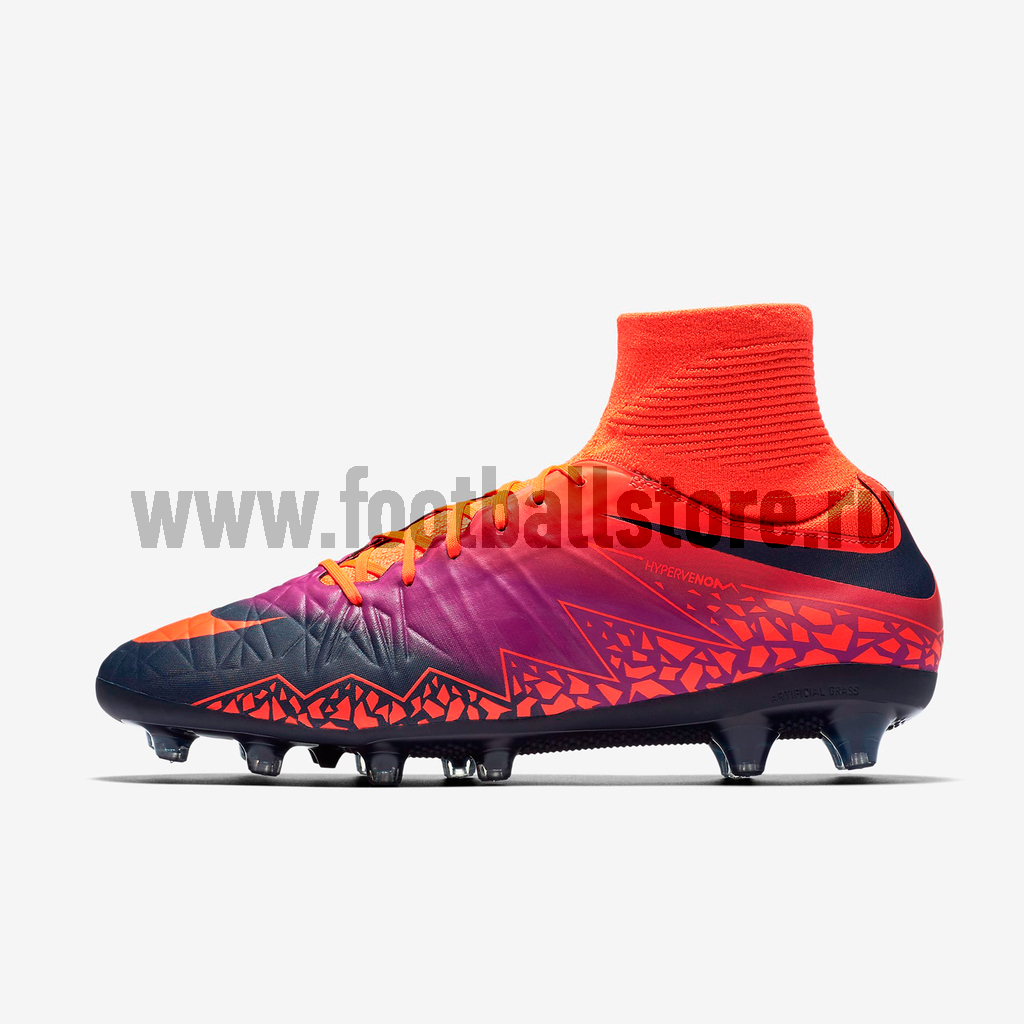 Nike hypervenom phatal ii ag turf soccer shoes Clearance
