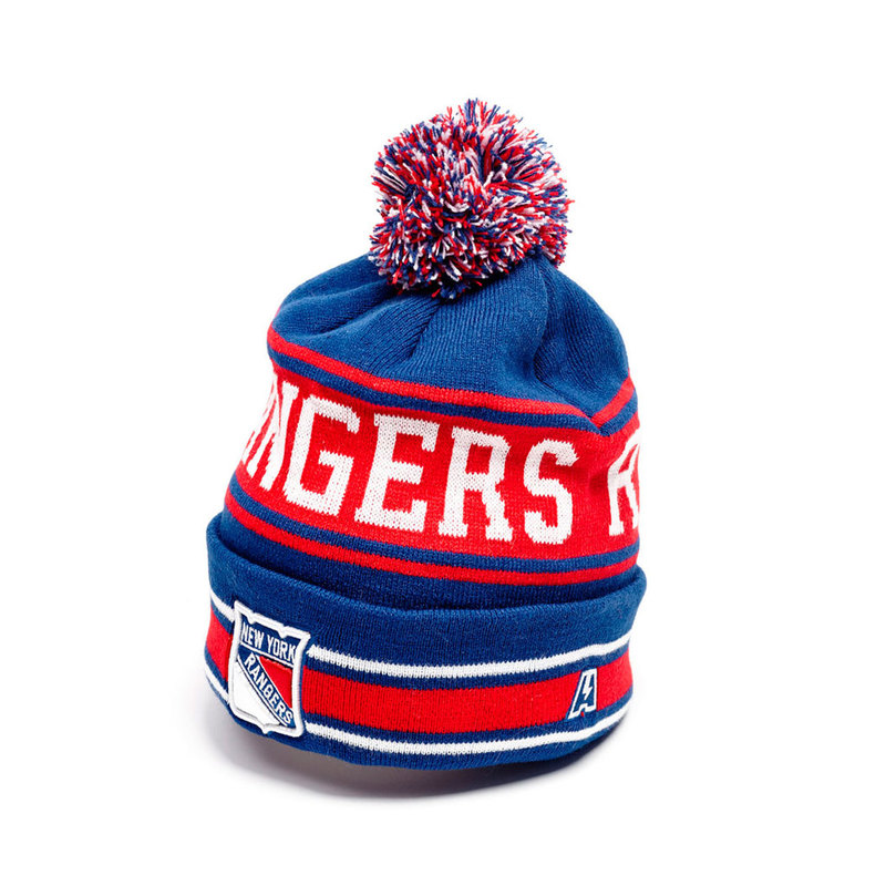 Шапка NHL New York Rangers с помпоном 59027 