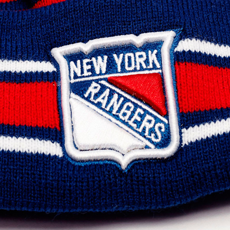 Шапка NHL New York Rangers с помпоном 59027 